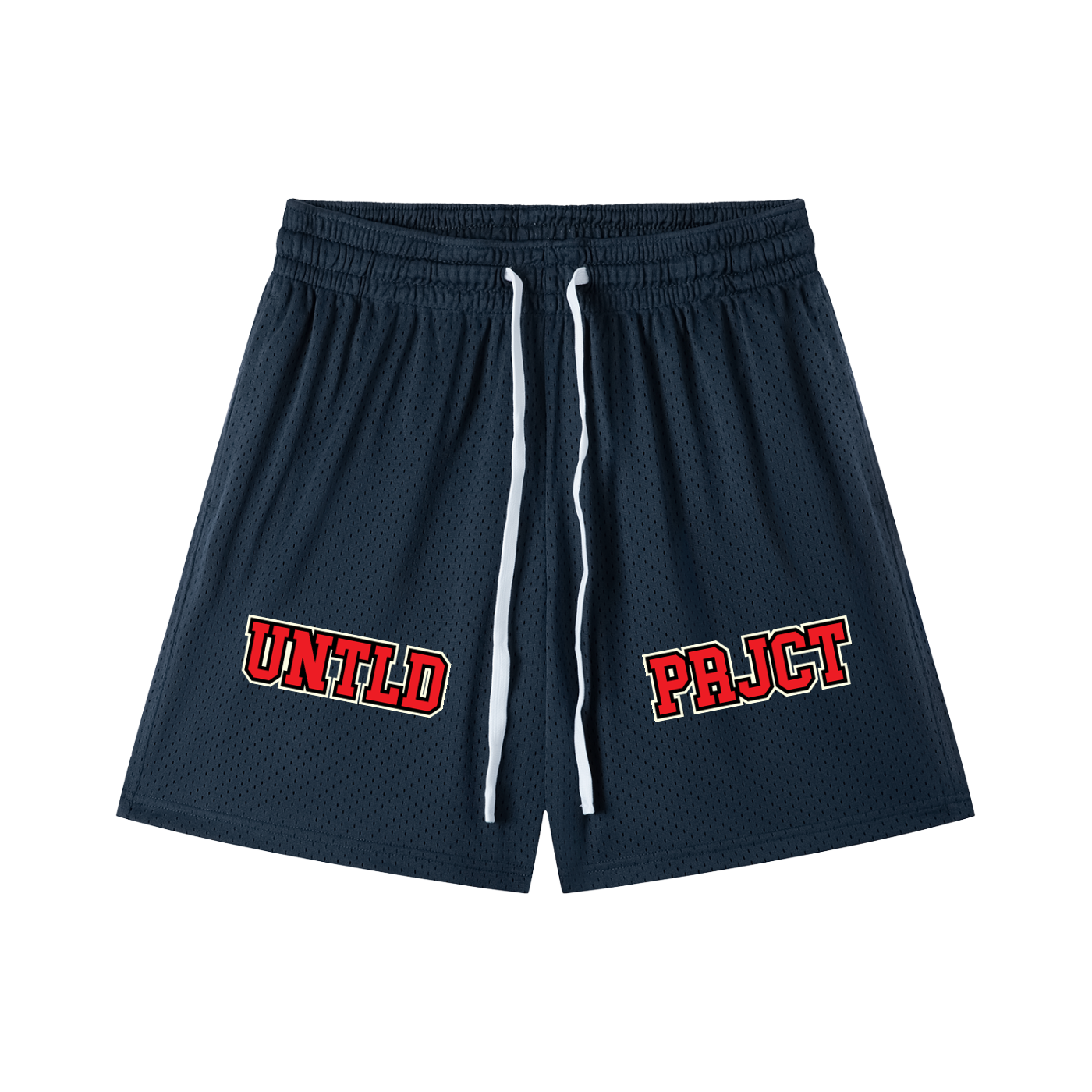 COLLEGIATE MESH SHORTS [NAVY]